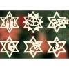 Ratags, décos de Noël lumineuses en bois Etoiles En Bois, Déco Sapin De Noël, 6 Motifs Differents - N° 11
