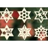 Ratags, décos de Noël lumineuses en bois Etoiles En Bois, Déco Sapin De Noël, 6 Motifs Differents - N° 8