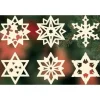 Ratags, décos de Noël lumineuses en bois Etoiles En Bois. Déco Sapin De Noël, 6 Motifs Differents - N° 7