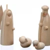 Schalling, crèche moderne Figurine Pour Crèche De Noël, L'Ange Et Le Berger, 6 Cm
