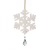 Waldfabrik, photophore en bois et étoile sapin de Noël Flocon De Neige A Suspendre Avec Cristal Swarovski N° 3