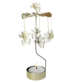 Pluto Produkter, déco de Noël Scandinave Grand Carrousel De Noël Anges Dores Volants, 28 Cm