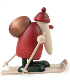 Köhler, Père Noël en bois Grand Père Noël A Ski