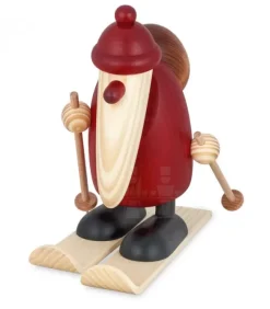 Köhler, Père Noël en bois Grand Père Noël A Ski