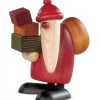 Köhler, Père Noël en bois Grand Père Noël Et Cadeaux, 19 Cm