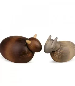 Köhler, Père Noël en bois Grandes Figurines Crèche De Noël : L'Ane Et Le Boeuf