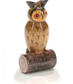 Hubrig, figurines pour enfant Hibou, Village De Noël Miniature