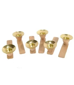 Richard Glasser, Pyramides de Noël allemandes Kit De 6 Porte-Bougies Pour Pyramide A Etages