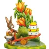 Hubrig, figurines pour enfant Lapin De Paques En Bois Avec Balancoire