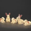 Konstsmide, guirlandes lumineuses de Noël Lapins Lumineux 14 Cm En Acrylique, 40 Diodes Blanc Chaud