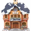 Hubrig, figurines pour enfant Maison Eclairee Pour Figurine De Noël Miniature Winterkinder, L'Ecole Du Village