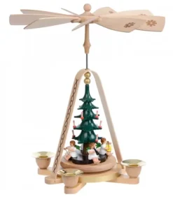 Richard Glasser, Pyramides de Noël allemandes Manège De Noël, Anges Musiciens Autour Du Sapin