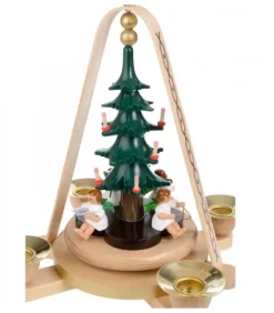 Richard Glasser, Pyramides de Noël allemandes Manège De Noël, Anges Musiciens Autour Du Sapin