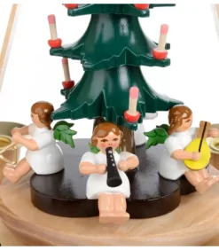 Richard Glasser, Pyramides de Noël allemandes Manège De Noël, Anges Musiciens Autour Du Sapin