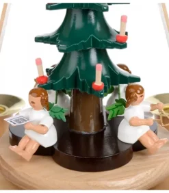 Richard Glasser, Pyramides de Noël allemandes Manège De Noël, Anges Musiciens Autour Du Sapin