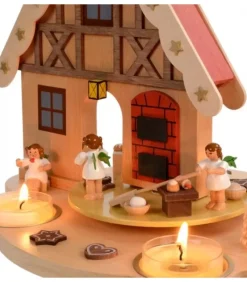Richard Glasser, Pyramides de Noël allemandes Manège De Noël Enfant Anges Patissiers