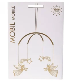Pluto Produkter, déco de Noël Scandinave Mobile De Noël A Suspendre, Anges Dores Volants Et Etoiles