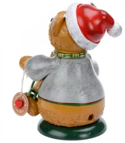 Hubrig, figurines pour enfant Ourson Brule-Encens Avec Cheval De Bois Et Toupie