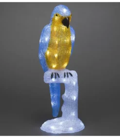 Konstsmide, guirlandes lumineuses de Noël Perroquet Lumineux 50 Cm En Acrylique, 48 Diodes Blanc Chaud