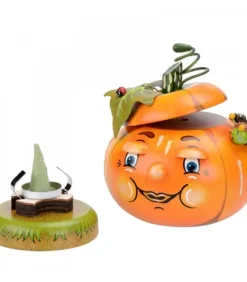 Hubrig, figurines pour enfant Personnage Brule-Encens Citrouille