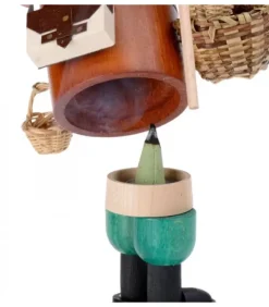 Richard Glasser, Pyramides de Noël allemandes Personnage Brule-Encens Vendeur De Paniers