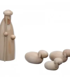 Schalling, crèche moderne Personnage De Crèche, Berger Et Moutons, 6 Cm