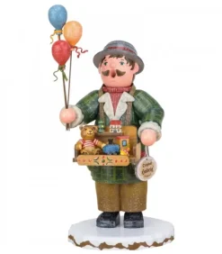 Hubrig, figurines pour enfant Personnage Porte Encens Vendeur De Ballons