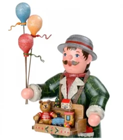 Hubrig, figurines pour enfant Personnage Porte Encens Vendeur De Ballons