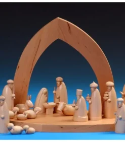 Schalling, crèche moderne Petit Jesus, Joseph, Marie Pour Crèche De Noël, 6 Cm