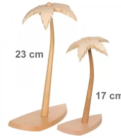 Schalling, crèche moderne Petit Palmier En Bois 17 Cm Pour Fabriquer Une Crèche De Noël