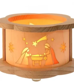 Richard Glasser, Pyramides de Noël allemandes Petit Photophore En Bois Crèche De Noël