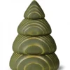 Köhler, Père Noël en bois Petit Sapin De Noël En Bois Design, 6,5 Cm, Vert
