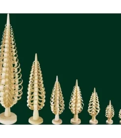 Richard Glasser, Pyramides de Noël allemandes Petit Sapin Noël Bois Sculpte, 5 Cm
