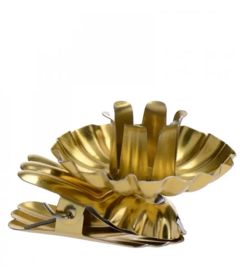 Riffelmacher et Weinberger Pince A Bougie Pour Sapin Metal Dore