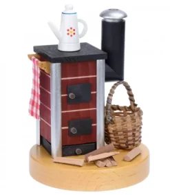 Richard Glasser, Pyramides de Noël allemandes Poele A Bois Brule-Encens