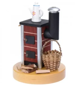 Richard Glasser, Pyramides de Noël allemandes Poele A Bois Brule-Encens