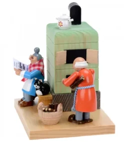 Richard Glasser, Pyramides de Noël allemandes Poele Brule-Encens Grand-Père Et Grand-Mere