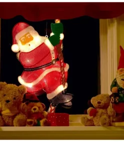 Konstsmide, guirlandes lumineuses de Noël Père Noël Lumineux Grimpeur Sur Une Corde