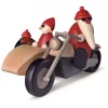 Köhler, Père Noël en bois Père Noël Rouge En Side-Car