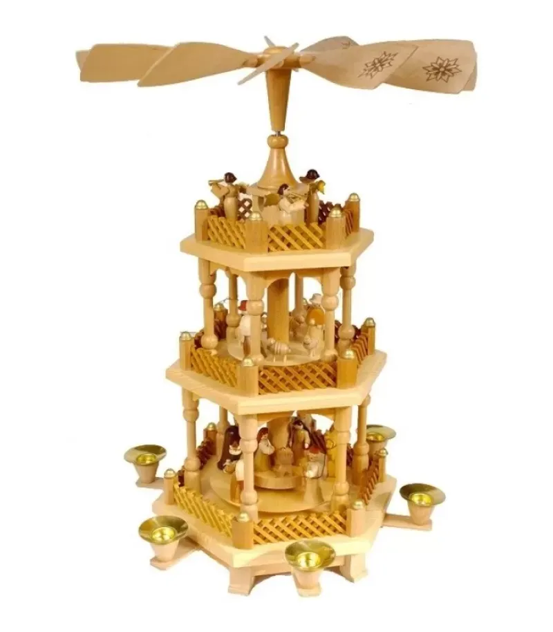 Richard Glasser, Pyramides de Noël allemandes Pyramide D'Allemagne Avec 2 Etages