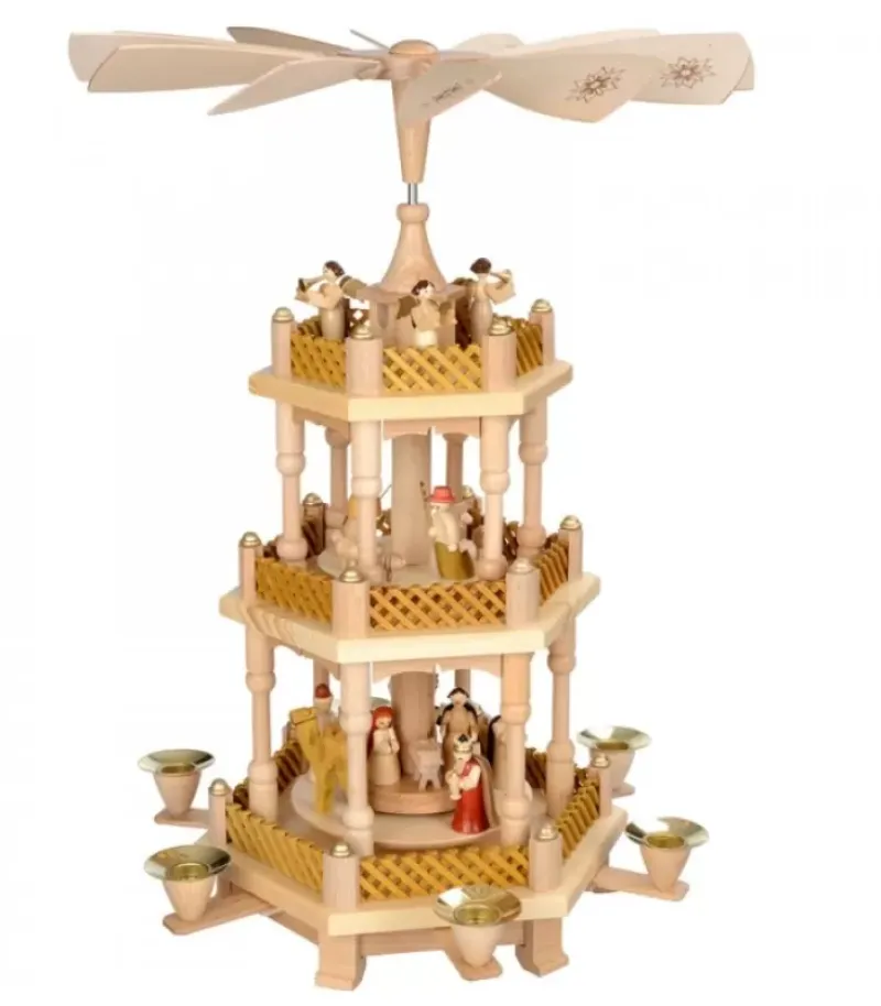 Richard Glasser, Pyramides de Noël allemandes Pyramide D'Allemagne Avec 2 Etages