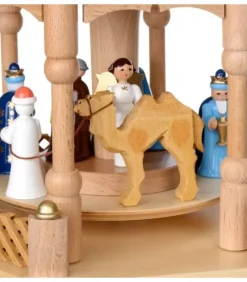 Richard Glasser, Pyramides de Noël allemandes Pyramide De Noël 2 Etages Avec Personnages Couleur