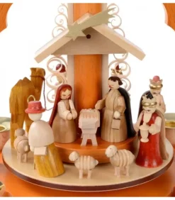 Richard Glasser, Pyramides de Noël allemandes Pyramide De Noël Allemande Avec Une Arche Couleur Ocre