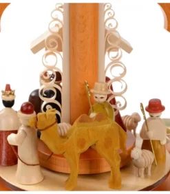 Richard Glasser, Pyramides de Noël allemandes Pyramide De Noël Allemande Avec Une Arche Couleur Ocre