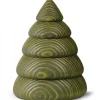 Köhler, Père Noël en bois Sapin De Noël En Bois Design, 9,5 Cm, Vert