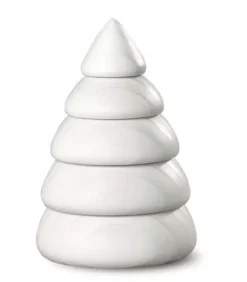 Köhler, Père Noël en bois Sapin Design Blanc, 11,5 Cm