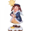 Hubrig, figurines pour enfant Village De Noël Miniature, Figurine Ange Et Etoile