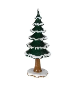 Hubrig, figurines pour enfant Village De Noël Miniature, Grand Sapin Enneige