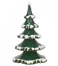 Hubrig, figurines pour enfant Village De Noël Miniature, 2 Sapins 11 Cm