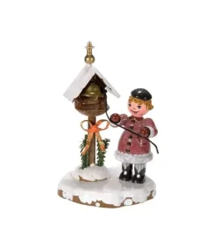 Hubrig, figurines pour enfant Village De Noël Miniature, Fillette Et Clochette